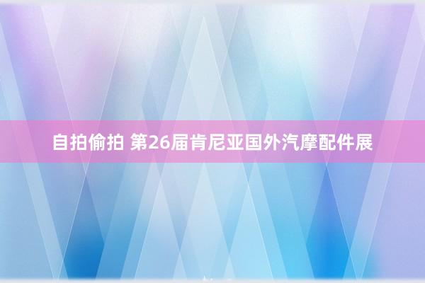 自拍偷拍 第26届肯尼亚国外汽摩配件展