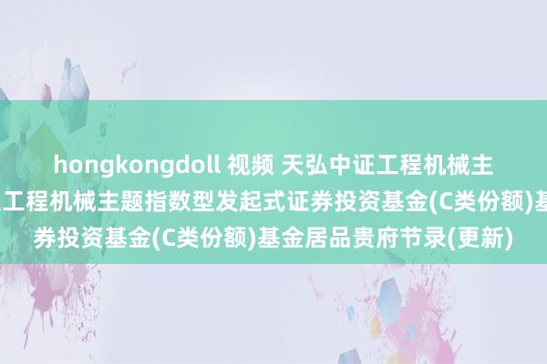 hongkongdoll 视频 天弘中证工程机械主题指数发起C: 天弘中证工程机械主题指数型发起式证券投资基金(C类份额)基金居品贵府节录(更新)